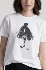 Cpress Studio - Emotional Baggage Mushie Tee - WORNWHT