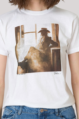 Cpress Studio - Try and Make Me Mushie Tee - WORNWHT