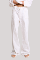 Denimist - Deck Pant - WHITEWAS