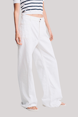 Denimist - Deck Pant - WHITEWAS