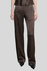 Enza Costa - Silk Satin Everywhere Pant - OLIVEBRO