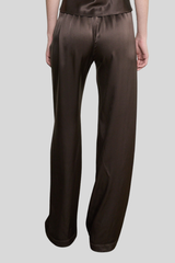 Enza Costa - Silk Satin Everywhere Pant - OLIVEBRO
