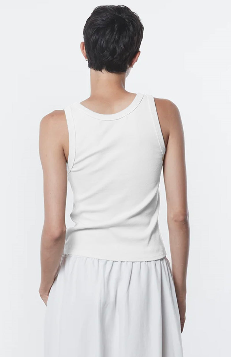 THANKO 冷感服4 3L Lexi Rib Sun-In High Neck Crop Tank – Marine Layer