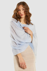 Faliero Sarti - Kus Kus Degrade Scarf With Sequins - DENIM