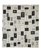 Faliero Sarti - Never Give Up Scarf - WHTEBLCK