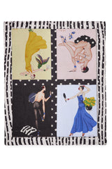 Faliero Sarti - Stylist Printed Scarf - BLACKSIL