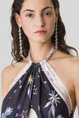 Forte_Forte - Deliverance Long Elegant Dress - MIDNIGHT
