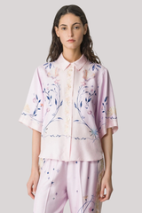Forte_Forte - “Deliverance” Print Half Sleeve Shirt Top - SWEET