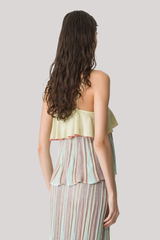 Forte_Forte - “Les Folies” Jacquard Ruffle Top - LUCENTE