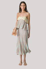 Forte_Forte - Long “Les Folies” Jacquard Tulip Skirt - LUCENTE