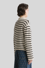 Forte_Forte - Wool Cashmere Striped Jacket - PURE