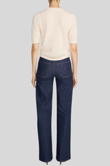 Frame - Le Slim Palazzo Pintuck Pocket - RINSE