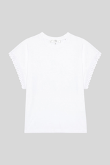 Frame - The Crochet Muscle Tee - WHITE