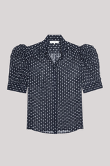 Frame - The Gillian Top - NAVYMLTI