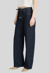 Frame - The Off Duty Drawstring Bow - RINSE