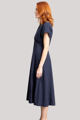 Go Silk - Go For A Spin Dress - MIDNIGHT