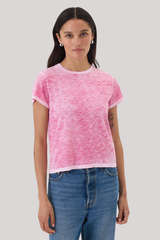 Goldie - Coastal Sunwash Andie Tee - HOTPINK