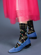 Hansel From Basel - Zooey Crew Socks - BLACK