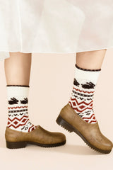 Hansel From Basel - Minky Bunny Fairisle Crew - MILK