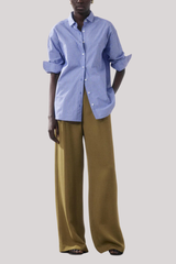 Hartford - Charlot Shirt - BLUEWHIT