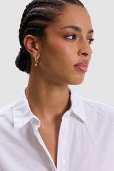 Hartford - Coraz White Poplin Shirt - WHITE