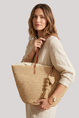 Hat Attack - Mary Tote - NATURAL