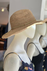 Hat Attack - Raffia Crochet Continental Hat - NATGLDWR