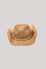 Hat Attack - Raffia Crochet Cowboy - NATNEUBE