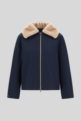 Herno - Ecowool Jacket With Mink-Effect Fur Detail - NEWBLU