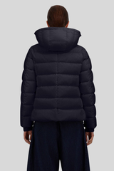 Herno - High-Neck Jacket in Nylon Chamonix - BLUNAVY