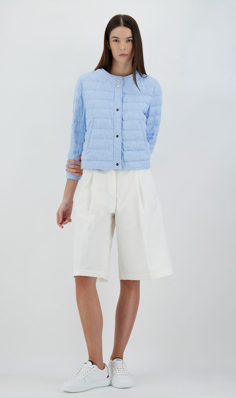 Herno - Lightweight Linen Puffer Jacket Herno - Lightweight Linen Puffer Jacket