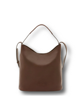 Il Bisonte - Le Laudi Achillea Leather Bucket Bag - 507BROWN