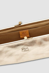Il Bisonte - Manuela Classic Clutch Bag - PLATINO