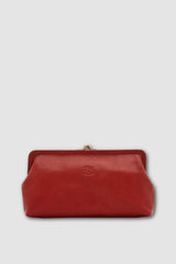 Il Bisonte - Manuela Classic Clutch Bag - ROSSO