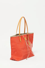 Jack Gomme Paris - Bahia Linen Shopping Bag - TOMATO