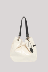 Jack Gomme Paris - Cara Light Aqua Shopping Bag - IVOIRE