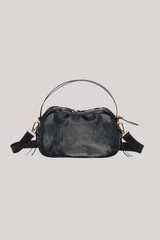 Jack Gomme Paris - Petit Lebowl Linen Bowling Bag - DEEP/BLK