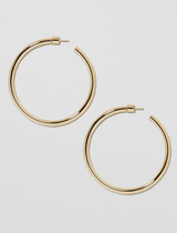 Jennifer Fisher - 2" Lilly Hoops - GOLD