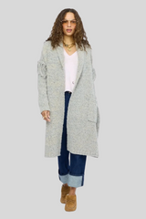 Kerri Rosenthal - Cali Fringe Cardigan - SMOKE