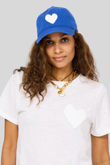 Kerri Rosenthal - KR Imperfect Heart Hat - BRBLUWHT
