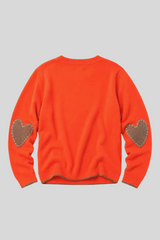 Kerri Rosenthal - Patchwork Pullover Sweater - TOMATO