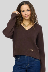 Kerri Rosenthal - Saturday Cashmere Sweater - COCOA