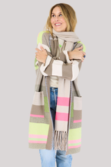 Kerri Rosenthal - Shawl Collar Duster - MULTI