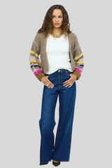 Kerri Rosenthal - Sienna Stripe Cardigan - MULTI