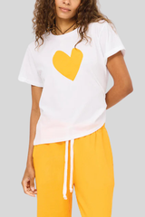Kerri Rosenthal - Suke Imperfect Heart Tee - WHTCLEME