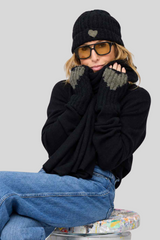 Kerri Rosenthal - Winter Beanie - BLACK