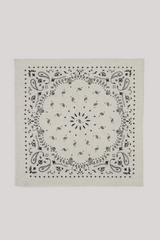 Kujten - Hachiko Printed Cashmere Bandana - AVOINE