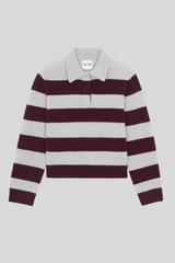 Kujten - Sweater Polo Royce - BORDEAUX