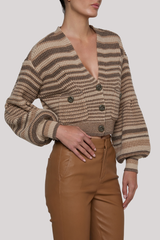 L'agence - Christabel Stripe Cardi - BISMULST