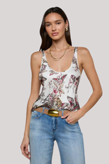 L'agence - Eddie Bias Tank Top - WHTMULBT
